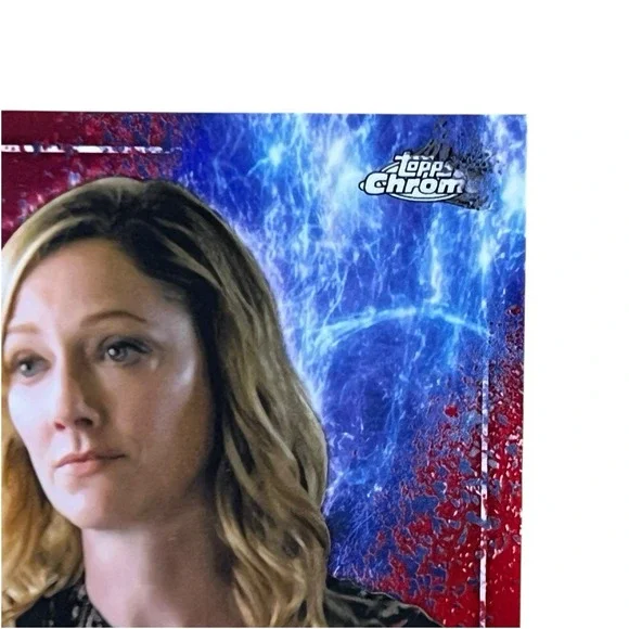 2025 Topps Chrome Marvel Studios Maggie Lang #S-93 Red Refractor The Snap 2/5 - Picture 5 of 10